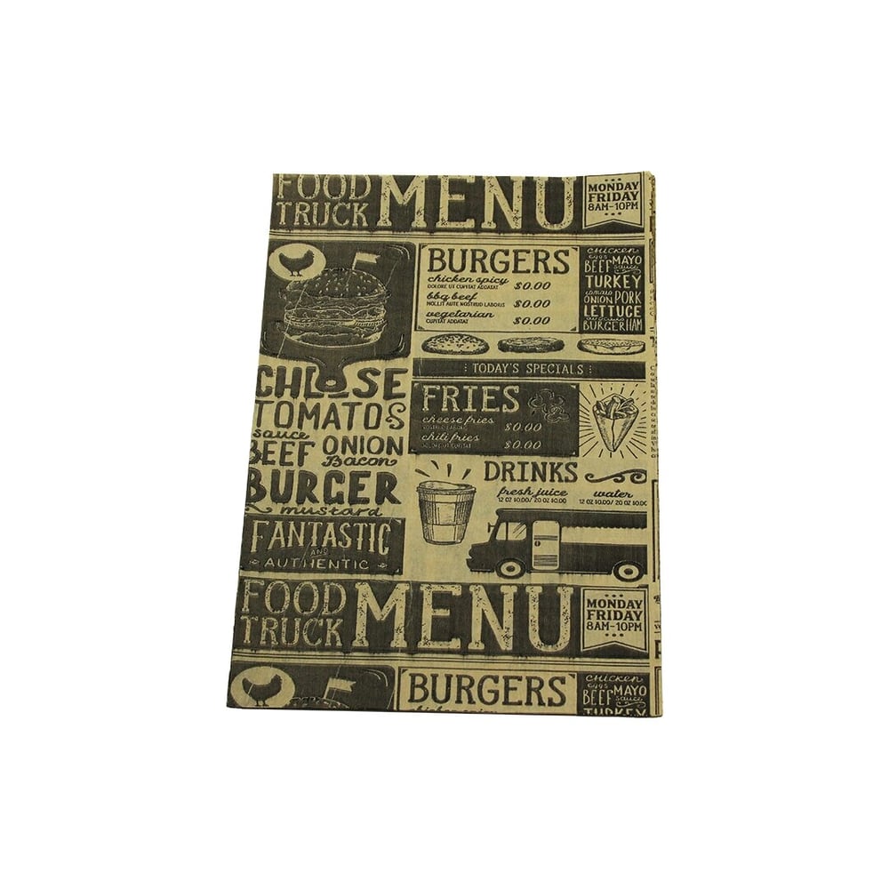 50pcs Sunum Kağıt Altlık 25x35cm Bx40