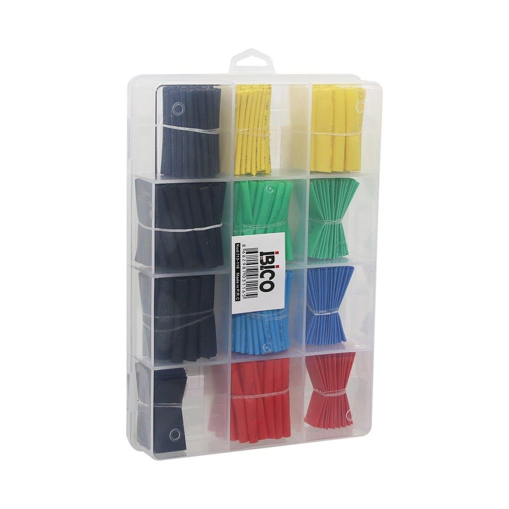530PCS MAKARON KABLO TAMİR SETİ ISIYLA BÜZÜŞMELİ DARALAN HORTUM (3936)