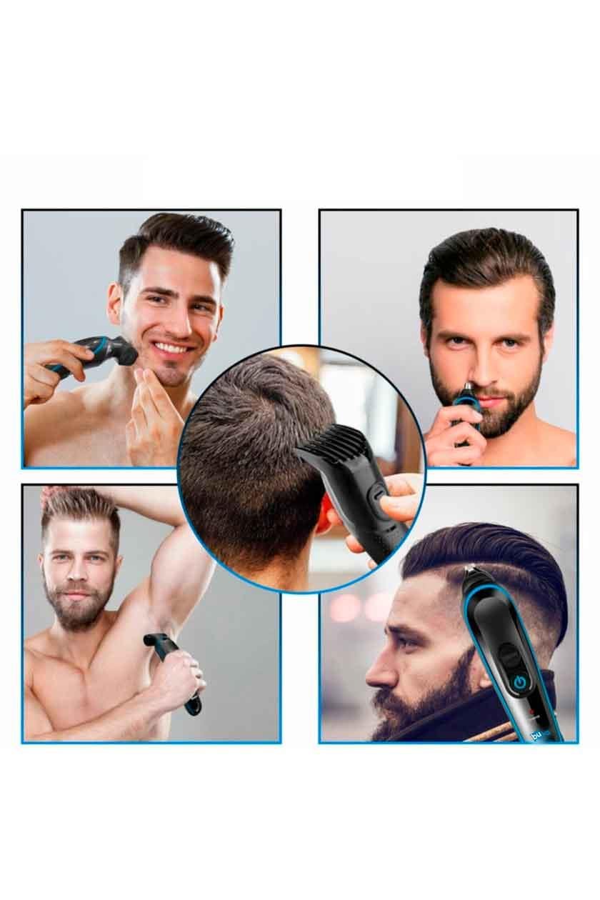 5in1 Fonksiyonlu Turbo Motorlu Saç Sakal Kesme Tıraş Makinesi Burun Kulak Ense Favori Tüm Vücut (3936)