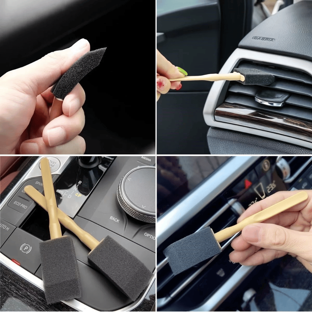 5li Araba Havalandırma Temizleme Fırçaları Klima Çıkışları,Toz AlmaOtomobil İçi Detaylı Mini Temizlik Aparatları