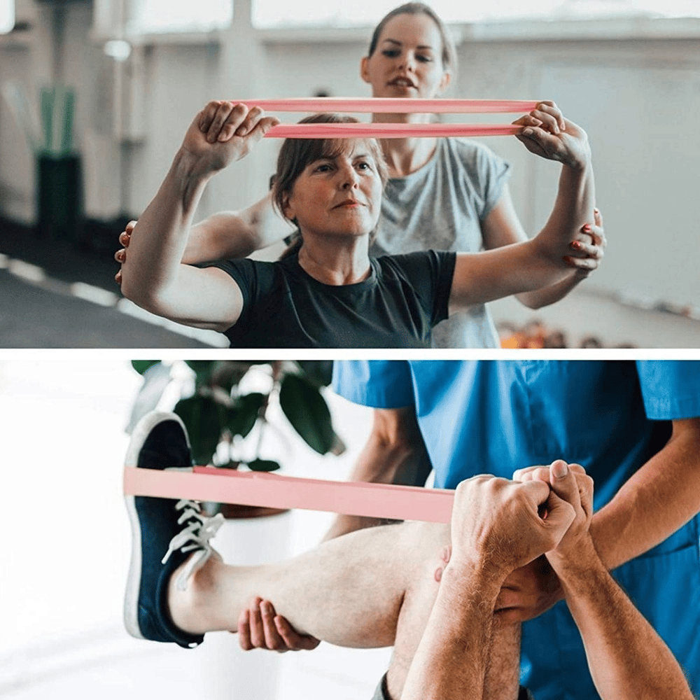 5li Egzersiz Direnç Bant Seti Pilates Crossfit Ekipmanları Bx40