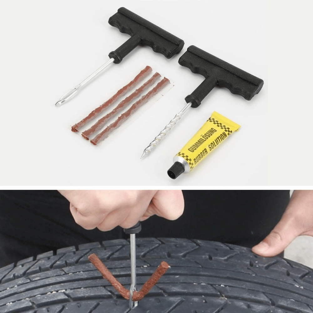 6 Parça Araba Motosiklet Otomobil Bisiklet Lastik Tamir Kiti Araç Bakım Seti Bx40