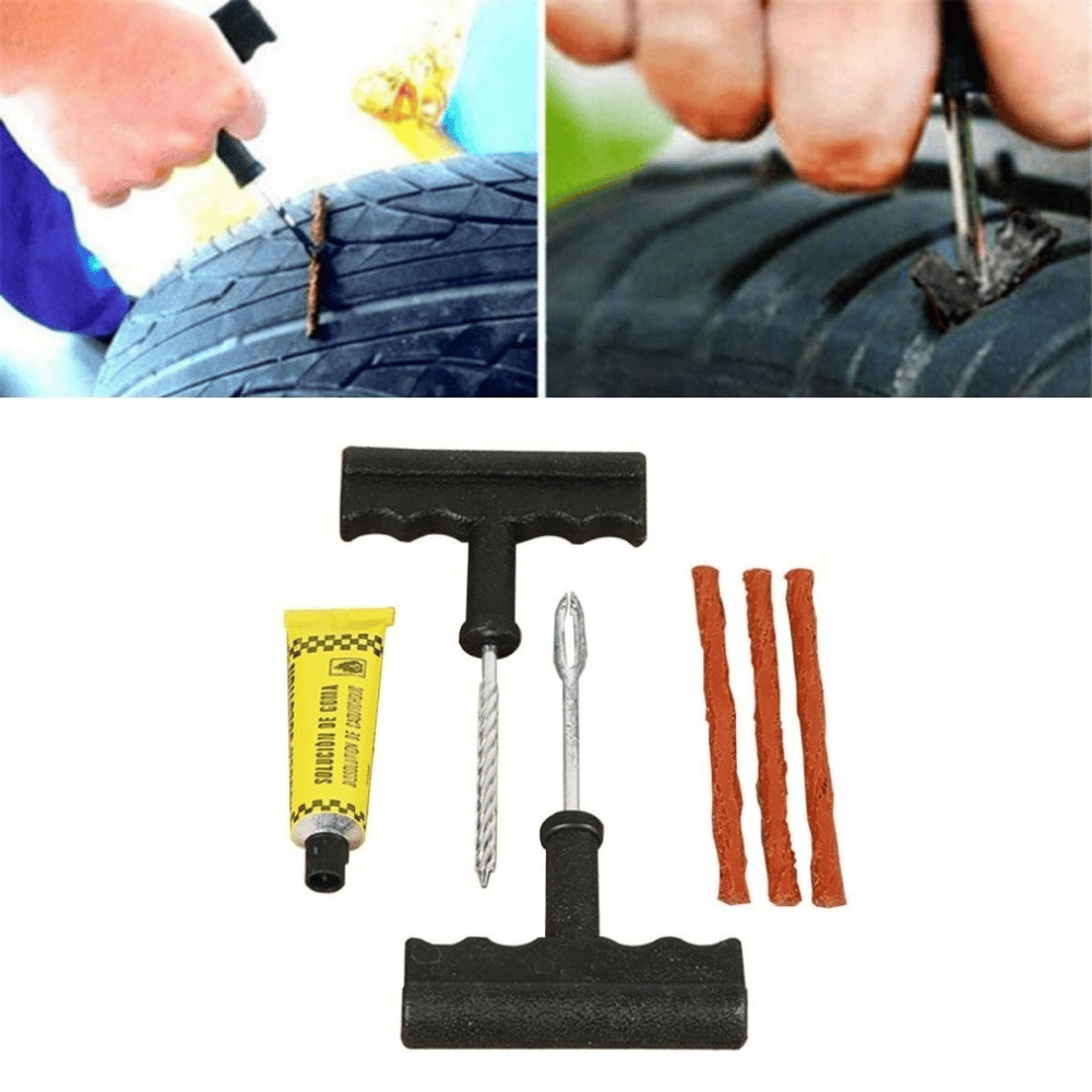 6 Parça Araba Motosiklet Otomobil Bisiklet Lastik Tamir Kiti Araç Bakım Seti Bx40