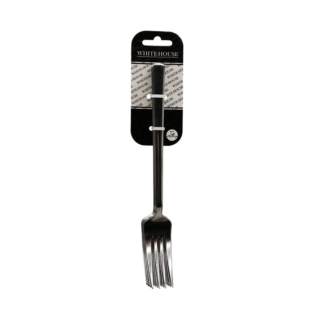 6 Parça Eko Çubuk Sade Metal Yemek Çatal 2mm Bx40
