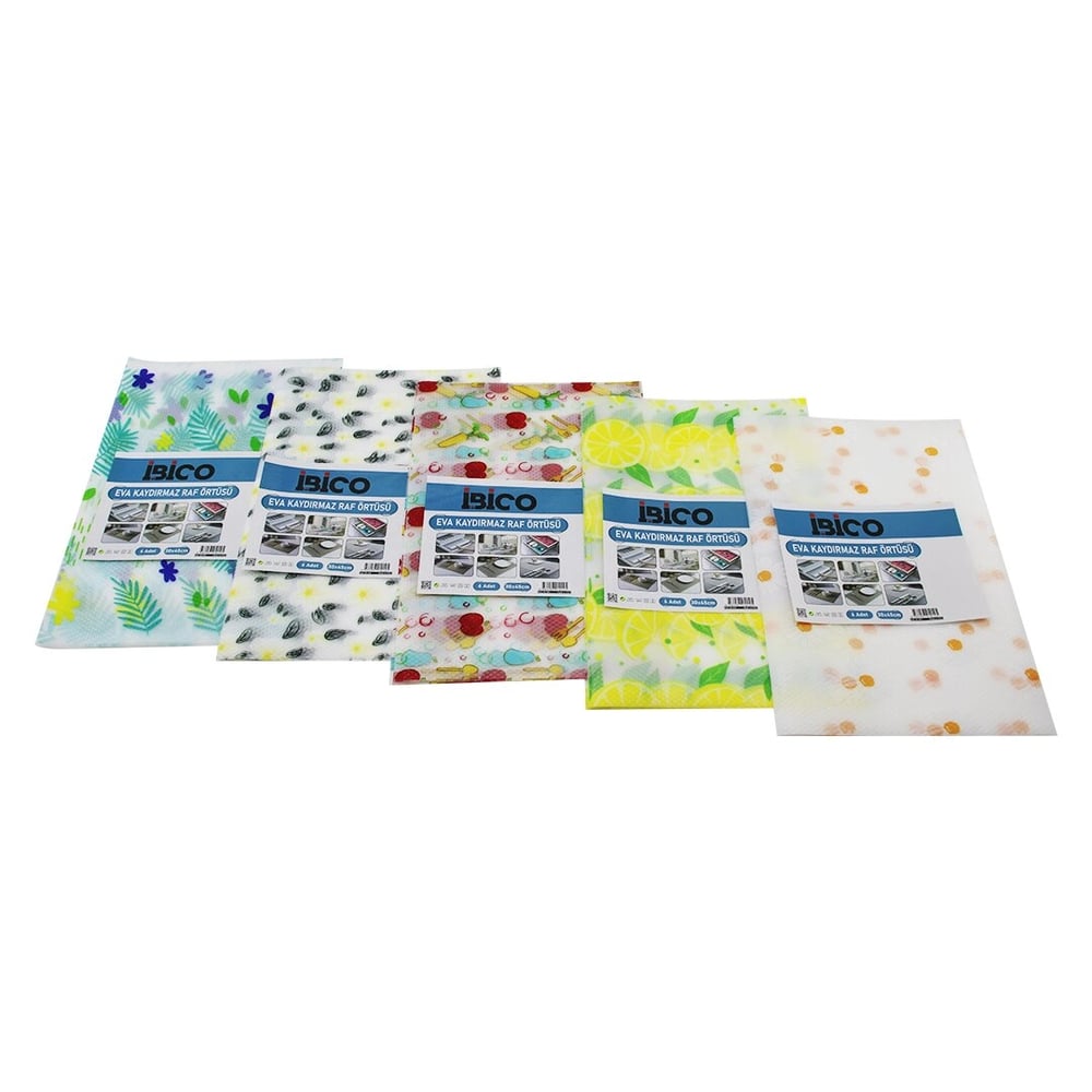 6 Pcs   30x45cm   Eva - Kaymaz  Dolap Ve Çekmece İçi Raf Örtüsü Bx40