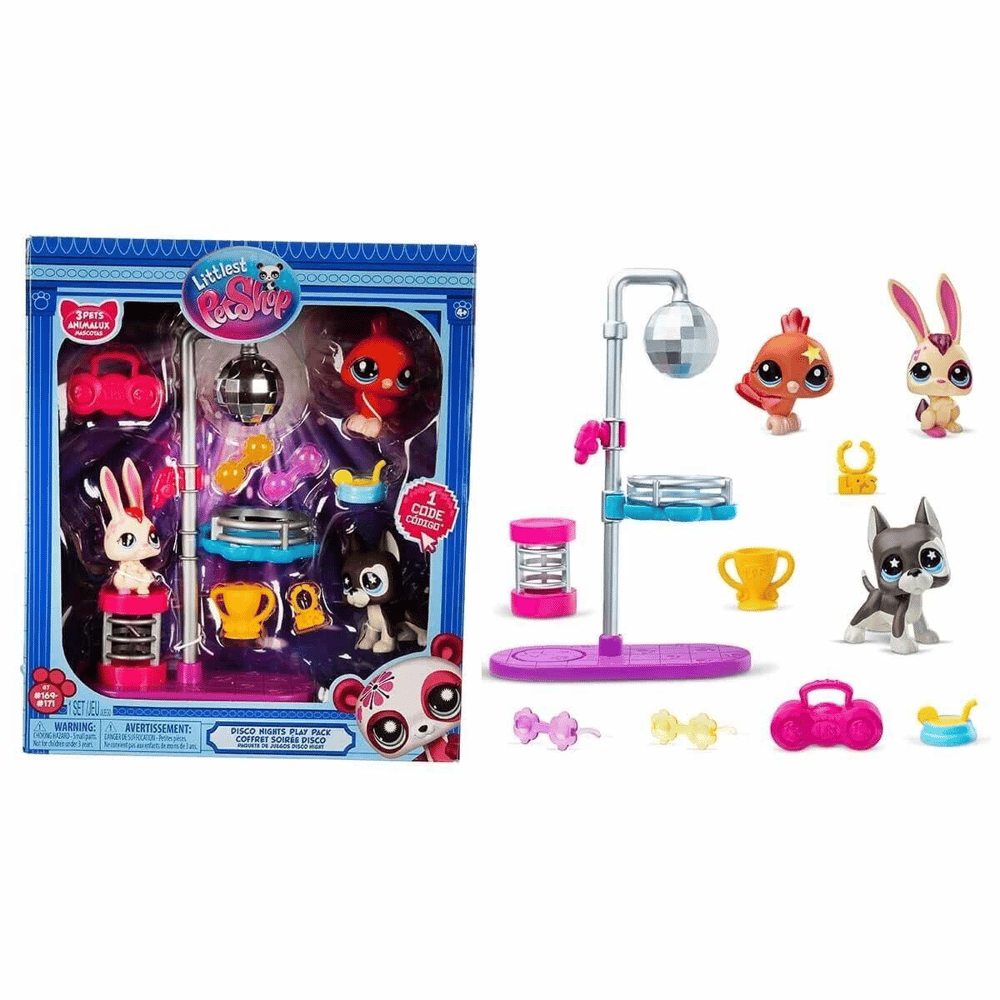 6377 SUN- LİTTLEST PETSHOP MİNİŞLER  DISCO NİGHT  OYUN SETİ