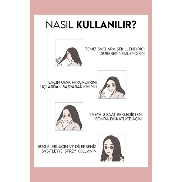 6lı Bigudi Seti