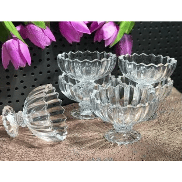 6lı Kristal Çerezlik Seti