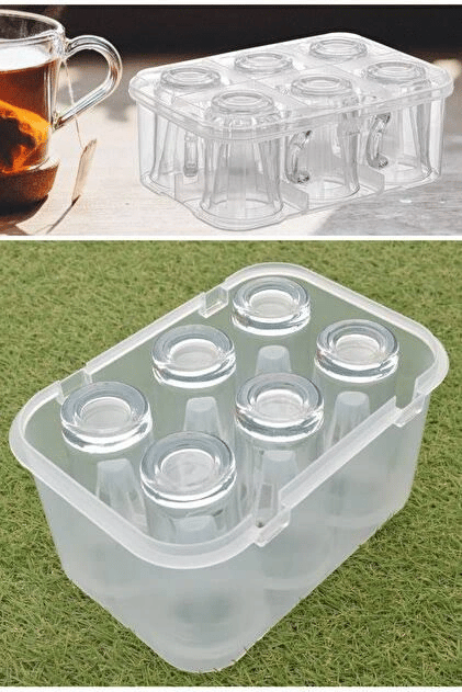 6lı Su Bardak - Kulplu Bardak Taşıma Aparatı Bx40