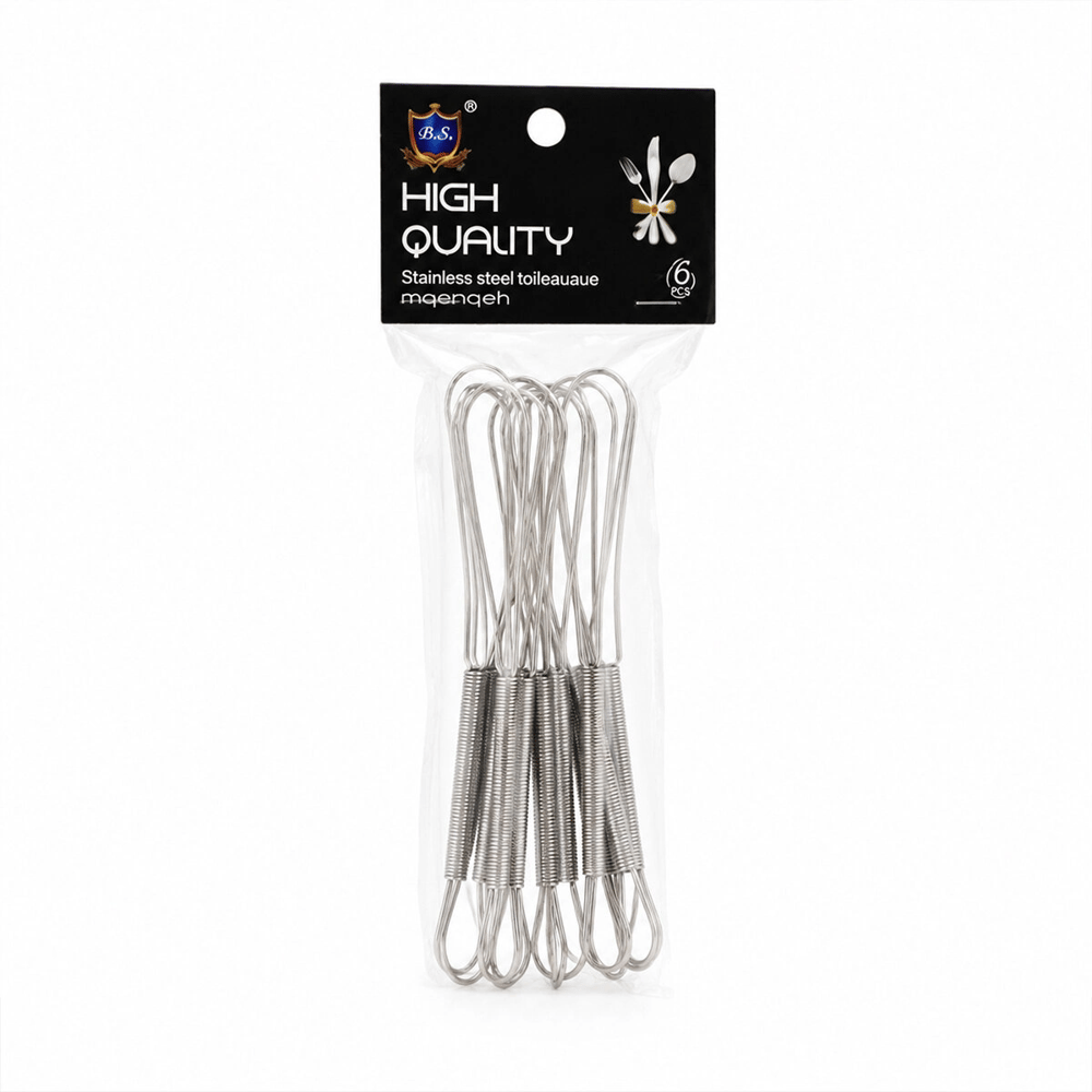 6pcs Mini=13cm Metal Çırpıcı Bx40