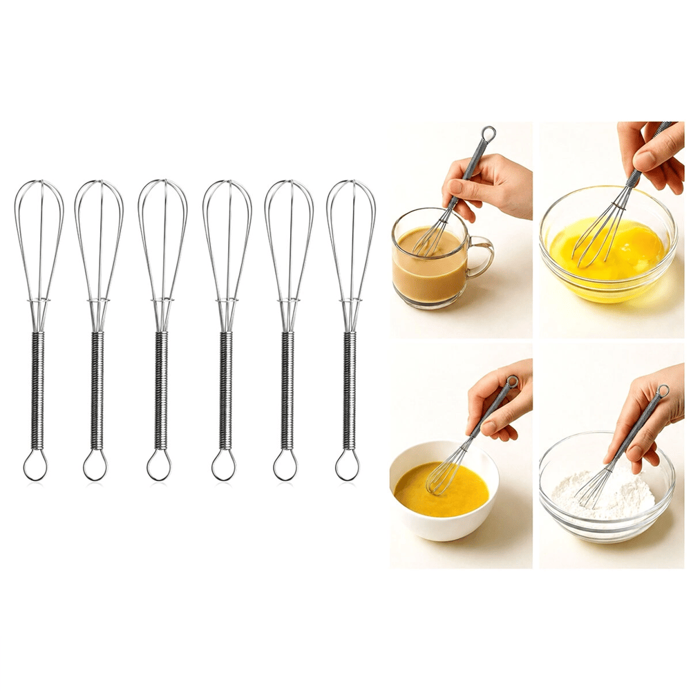 6pcs Mini=13cm Metal Çırpıcı Bx40