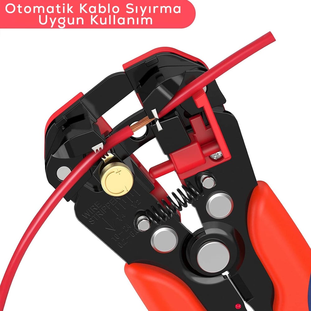 7 İnç  Kablo Soyucu Ve Kesici Pense Bx40
