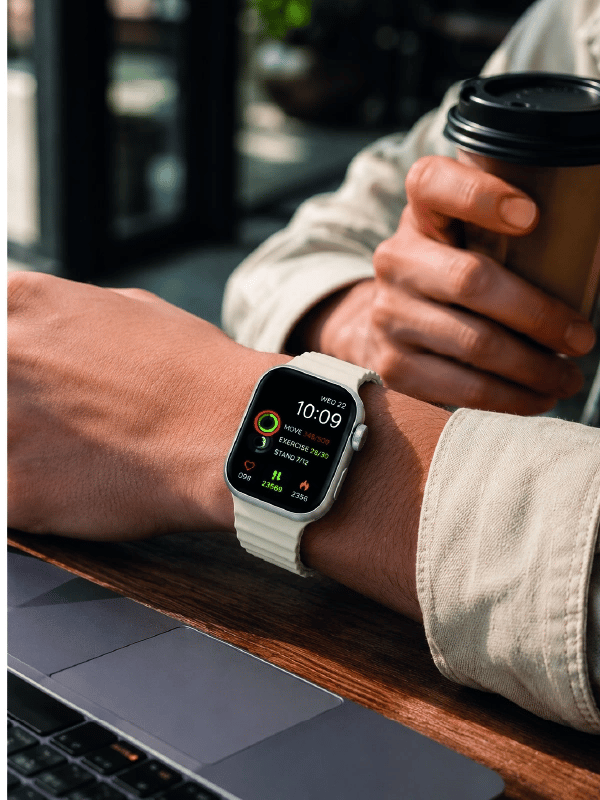 7li Kordon Setli Akıllı Saat Bluetooth Görüşme Bildirim Destekli Çok Fonksiyonlu Smart Watch