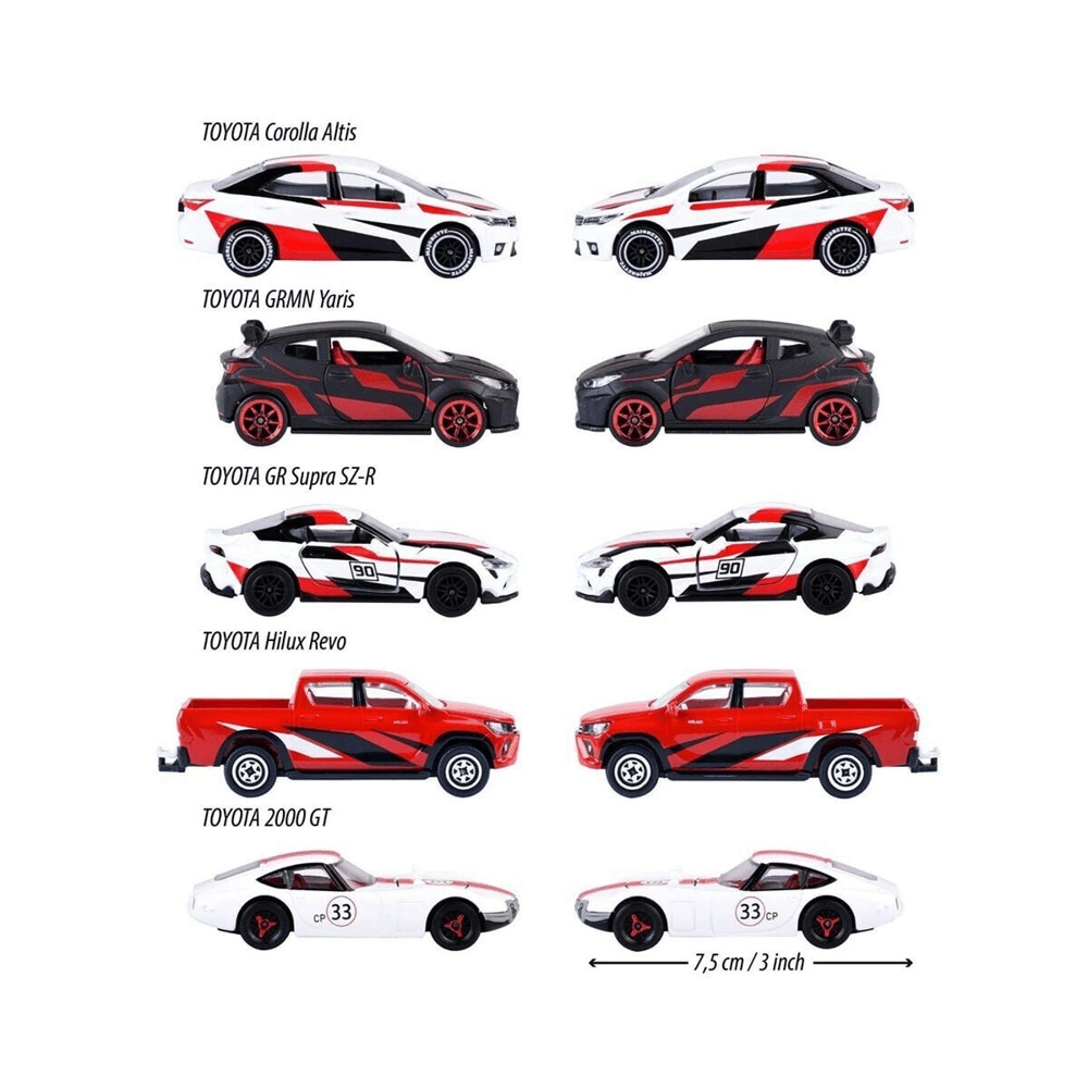 8502105003 Toyota Racing 5 Pieces Giftpack