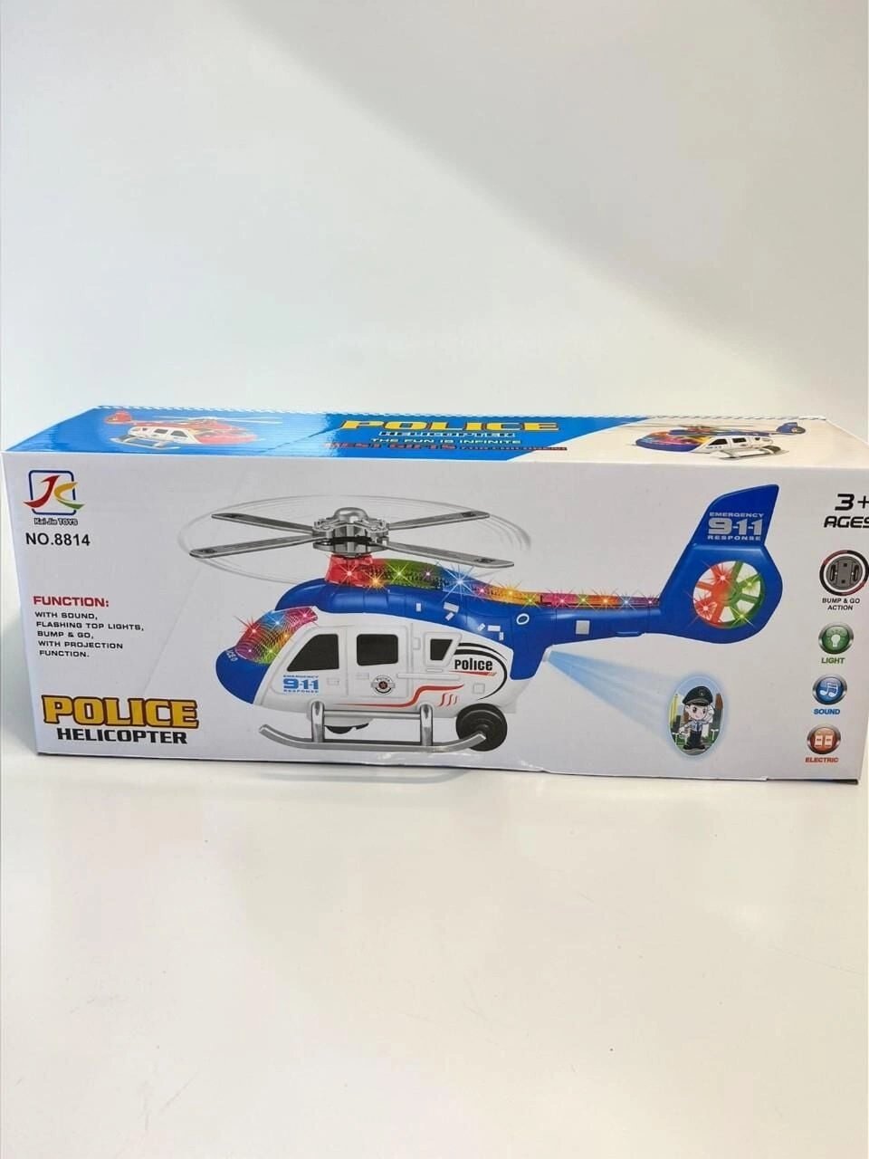 8814 SESLİ IŞIKLI ÇARP DÖN HELİKOPTER-KRS