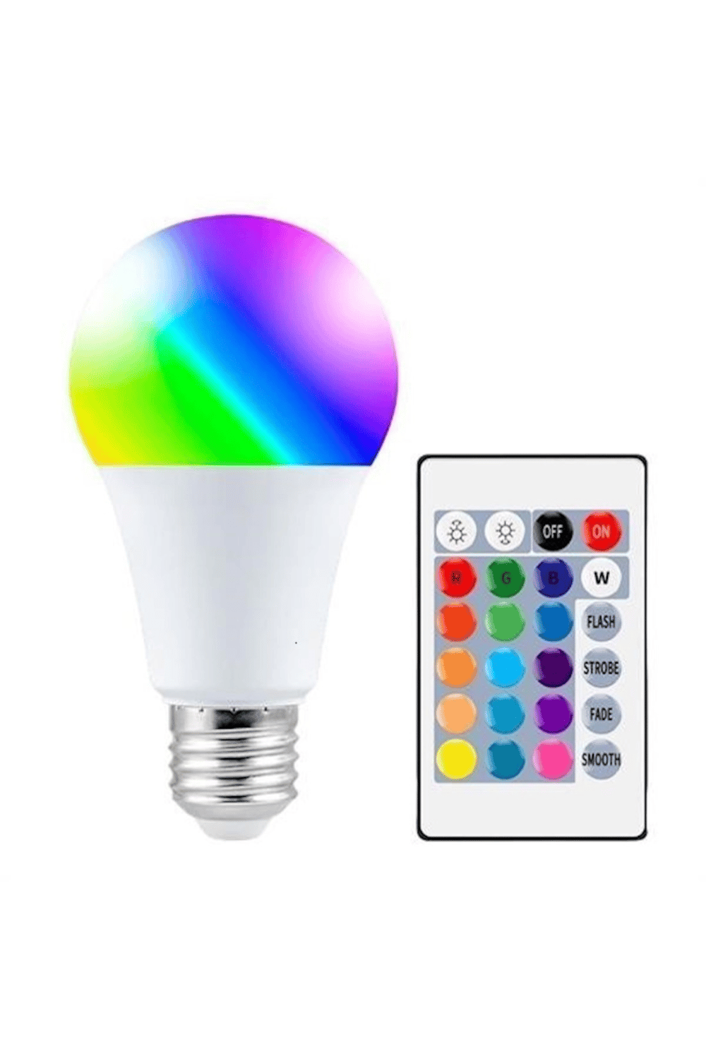 9w Uzaktan Kumandalı 15 Farklı Renk Seçenekli Led Ampul