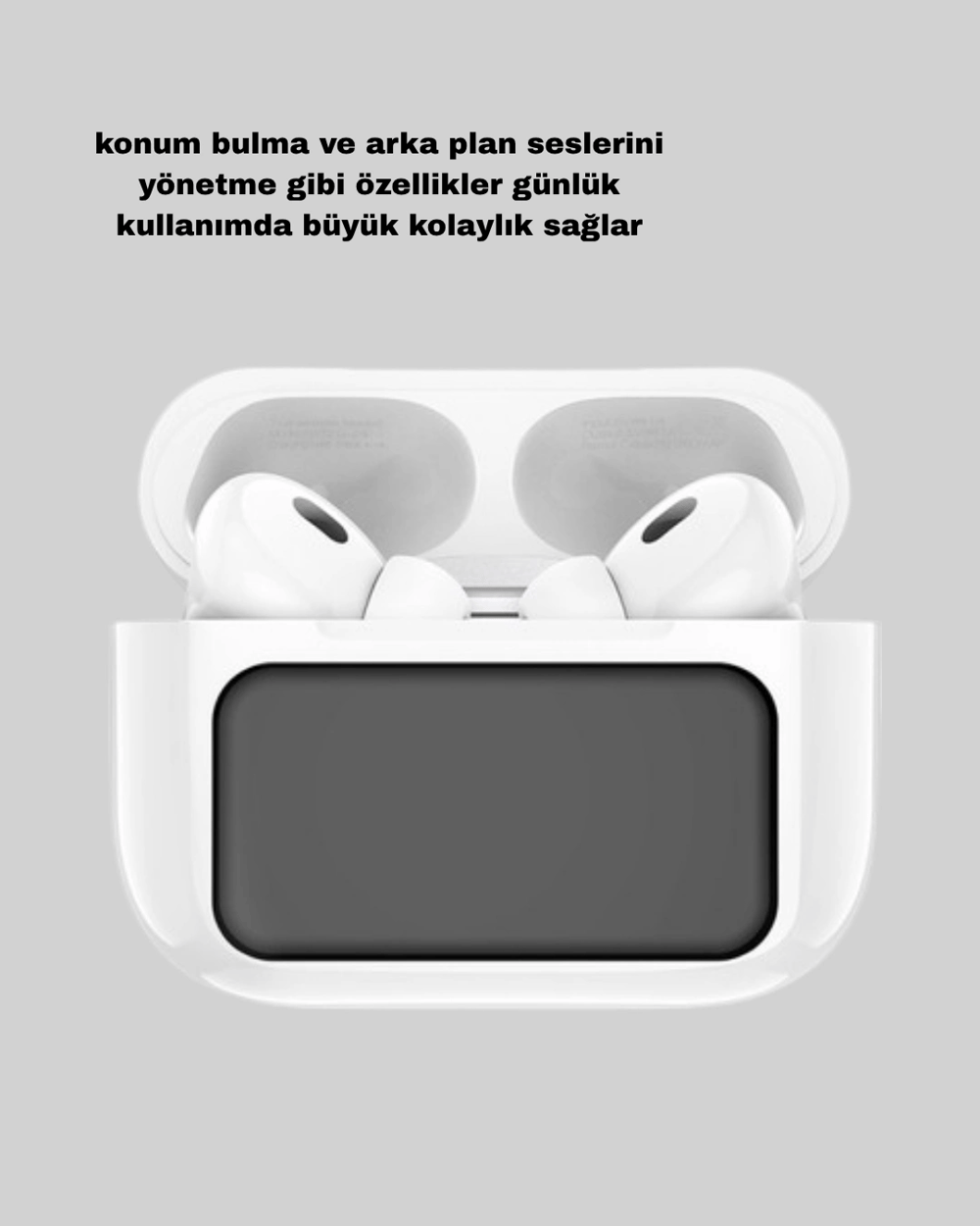 ANC Bluetooth Kulaklık – Dokunmatik, Powerbank Kutulu, Akıllı Sensörlü