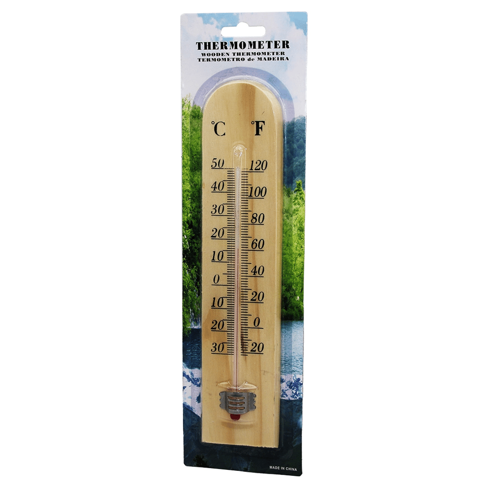 Ahşap Derece Oda Termometresi Bx40