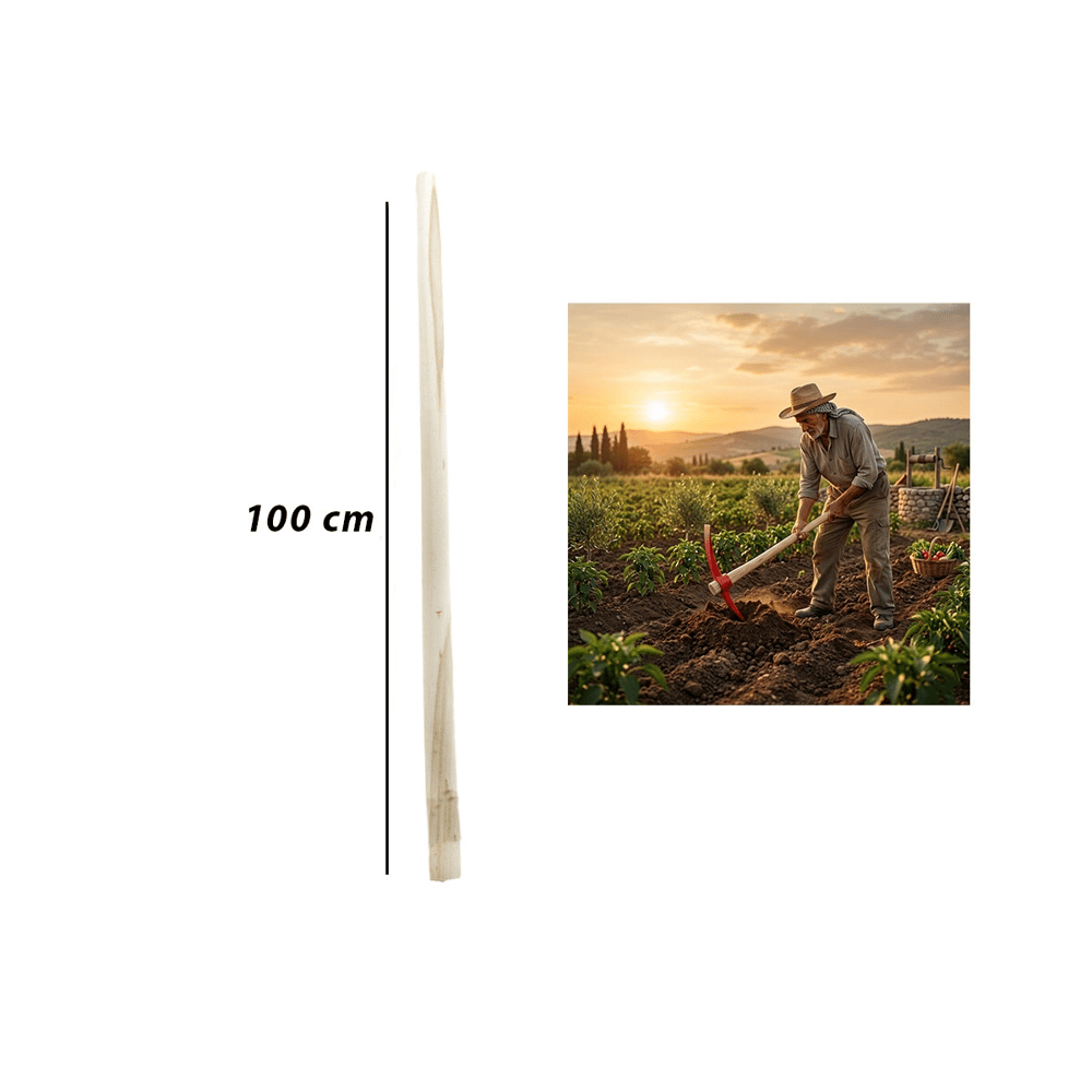 Ahşap Kazma Sap 100cm Bx40