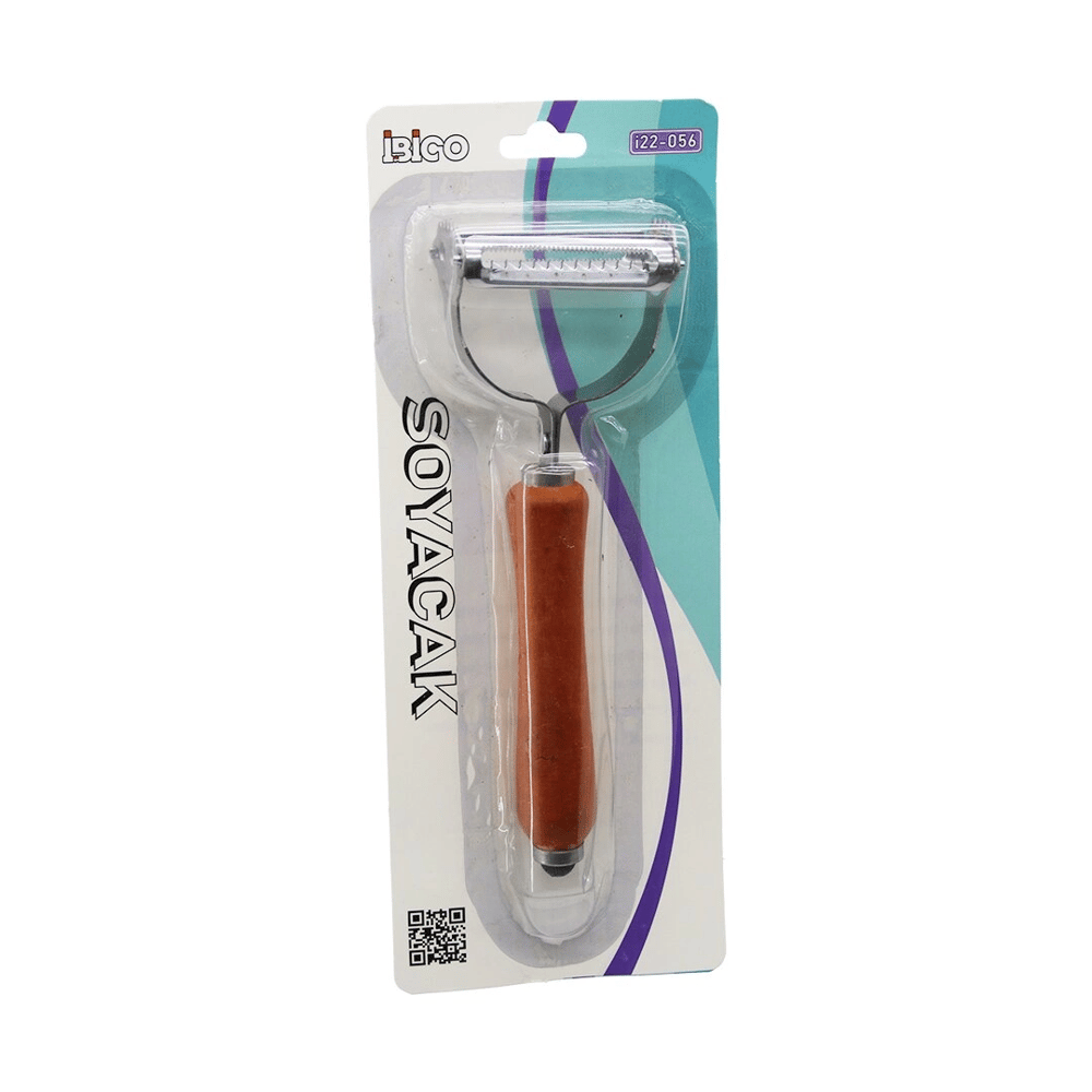 Ahşap Saplı  Çift Başlık Soyacak Bx40