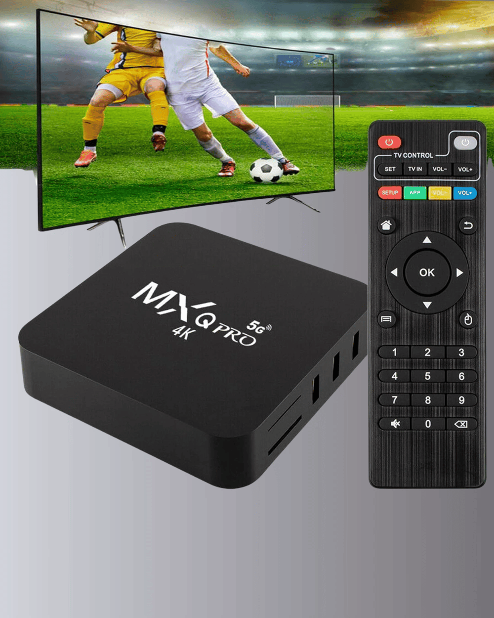 Akıllı Android TV Box – 4K Çözünürlük, 2GB RAM, 16GB Depolama, Hızlı Wi-Fi