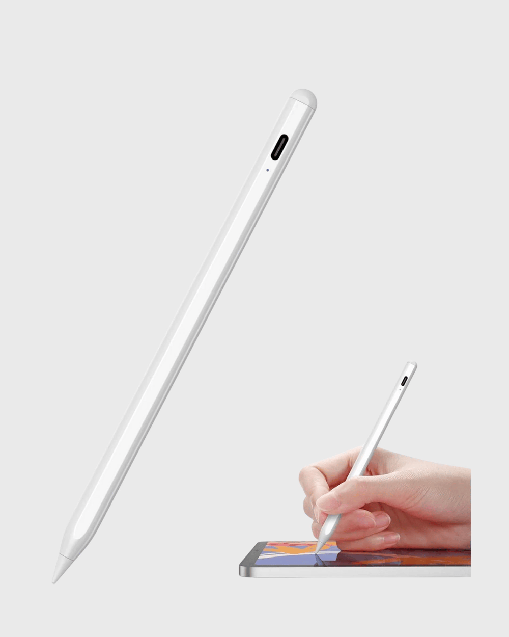Akıllı Dokunmatik Kalem – Type-C Şarjlı, Manyetik, Apple Pencil Alternatifi Stylus Pen
