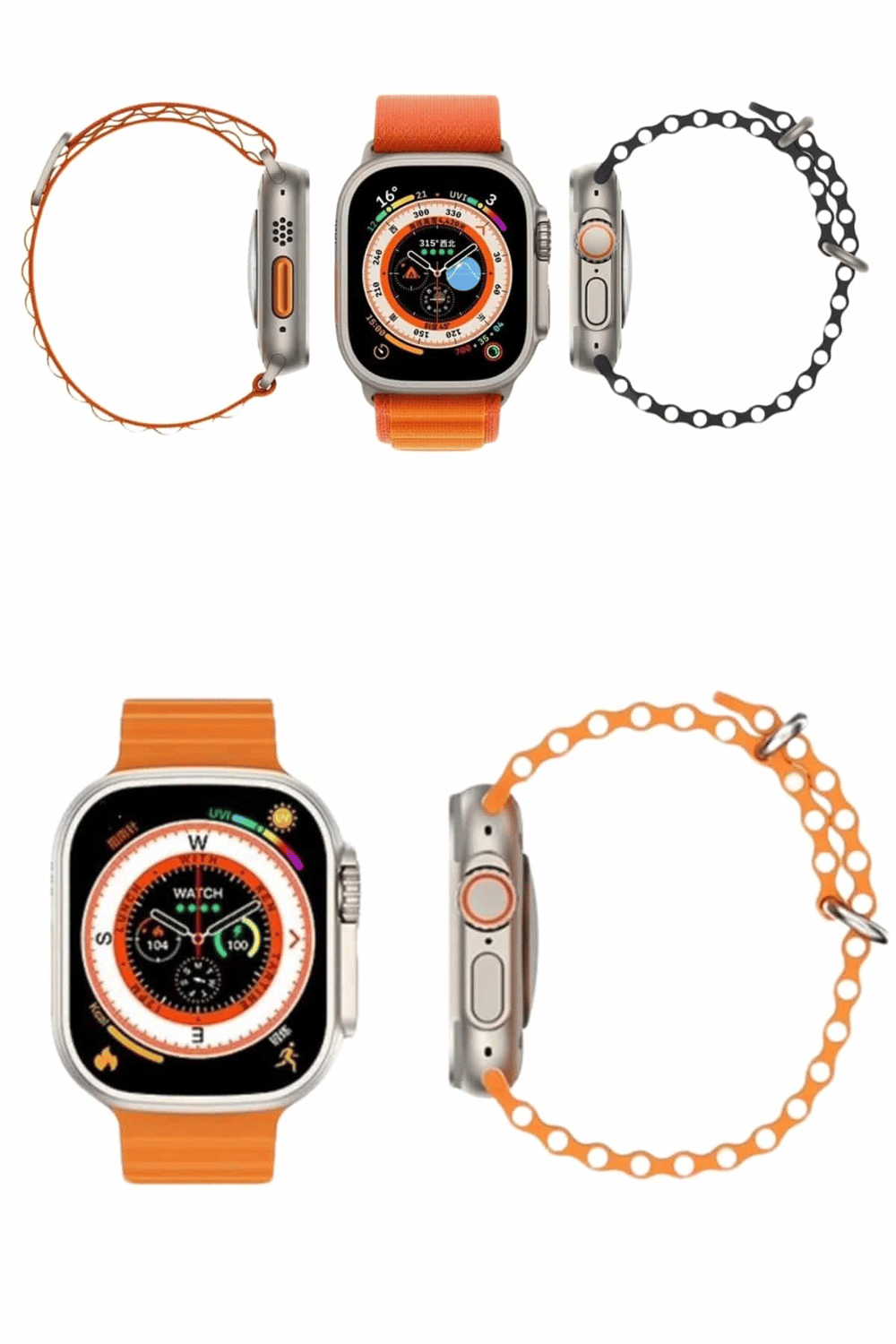 Akıllı Saat Android ve İOS Uyumlu 49 MM NFC Özelliği GPS Takibi