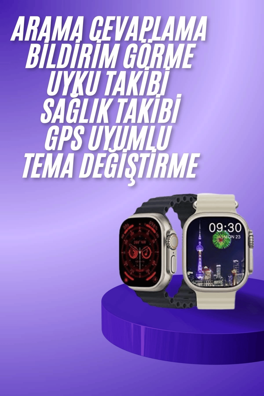 Akıllı Saat Bluetooth Bağlantılı Uyku ve Sağlık Takibi