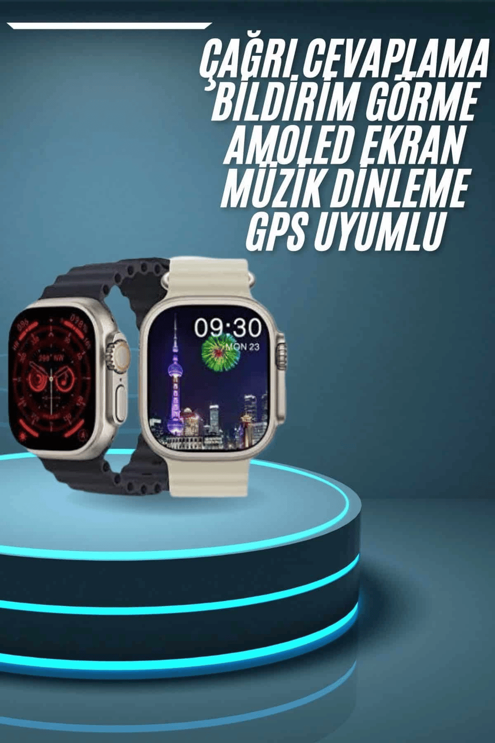 Akıllı Saat Çok Fonksiyonlu Uzun Pil Ömürlü Çağrı Cevaplayabilen Kol Saati