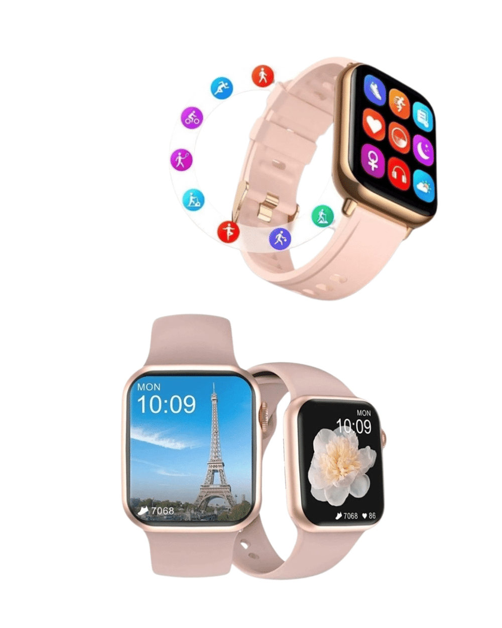 Akıllı Saat GPS Destekli – Kalp Ritmi Ölçer, Titreşimli Bildirim, Su ve Toz Geçirmez