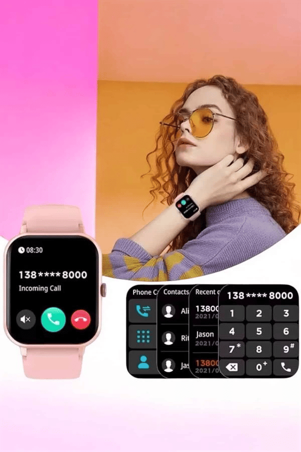 Akıllı Saat iOS ve Android ile Uyumlu Şık ve Çok Fonksiyonlu