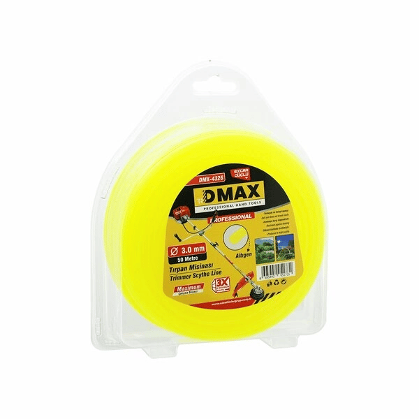Altı Köşeli Çim Biçme Misinası 3mmx50mt Bx40