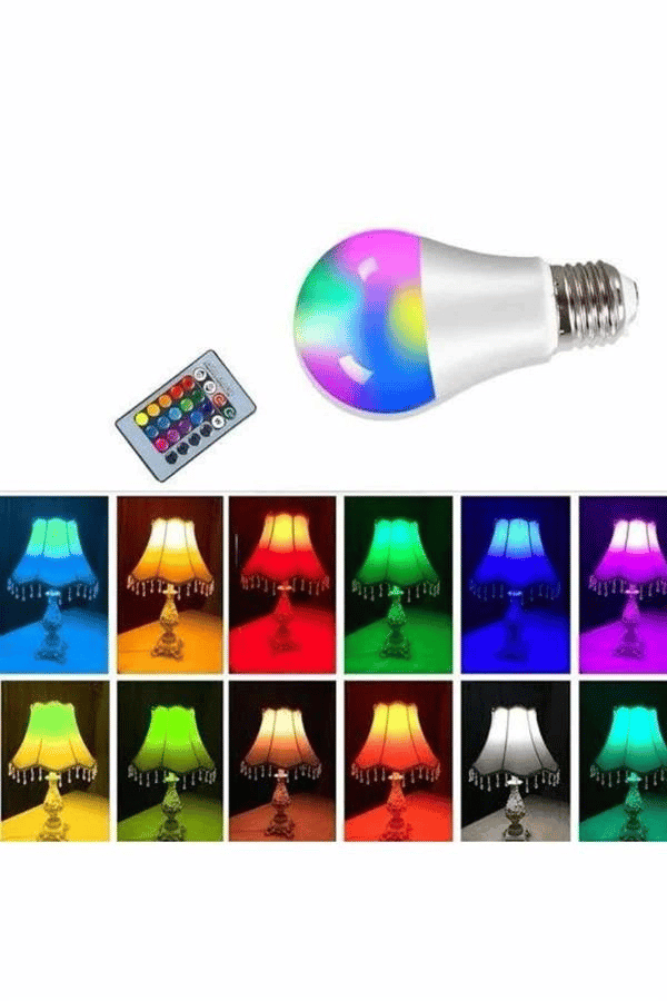 Ambiyans Aydınlatma RGB Led Lamba Kumandalı Renk Değiştirebilen