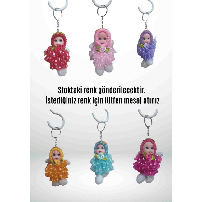 Anahtarlık Bebek Modeli Tütü - Şirin Tasarım