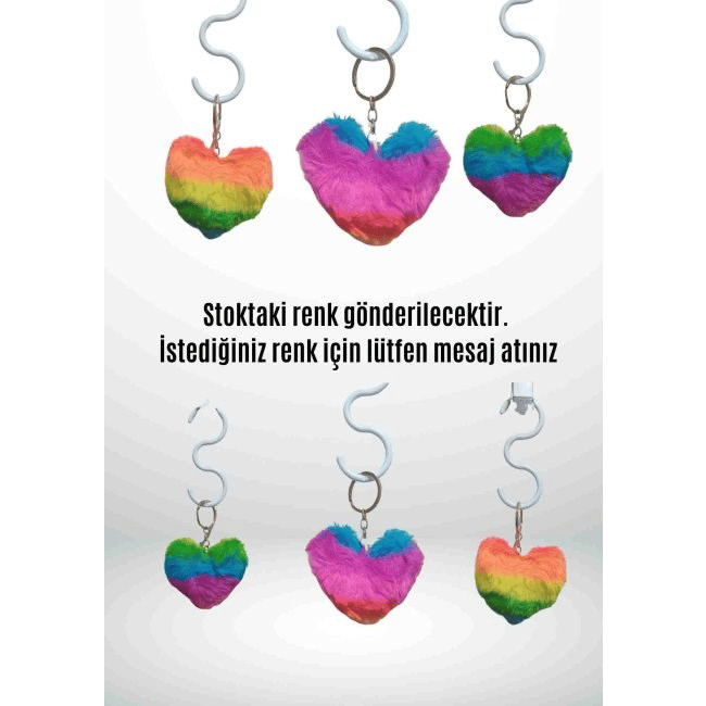 Anahtarlık Peluş Kalp  – Sevgi Dolu Tasarım