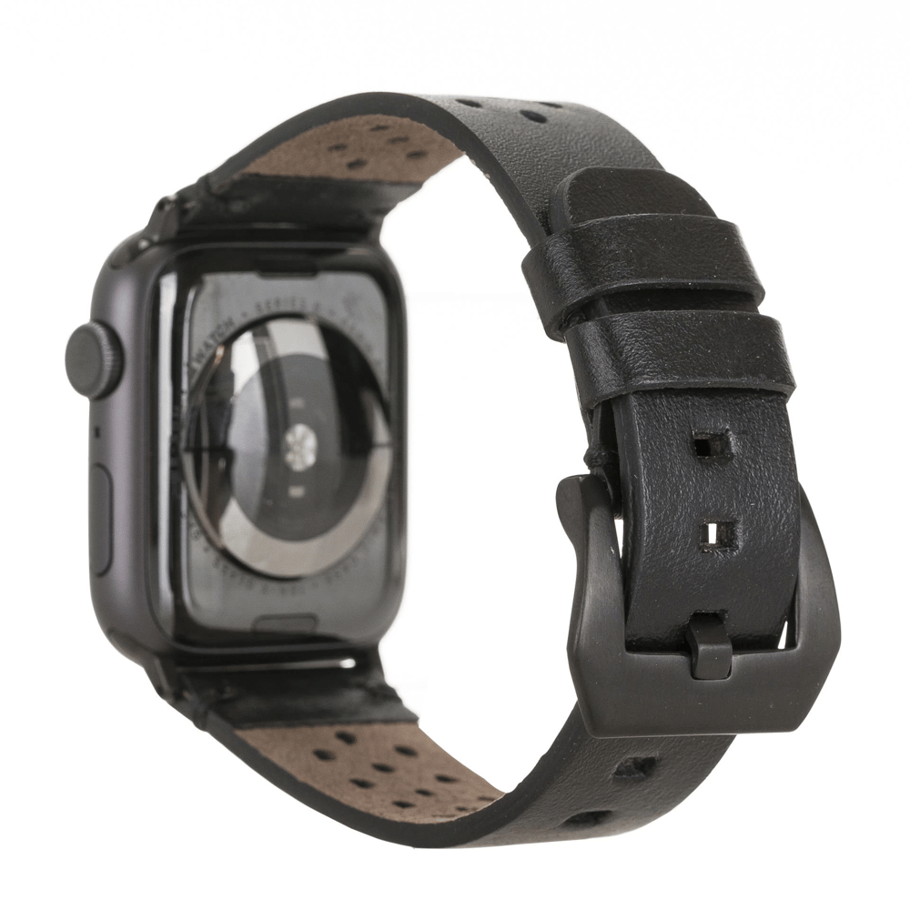 Apple Watch Uyumlu Deri Kordon Vigo 42-44-45mm RST1