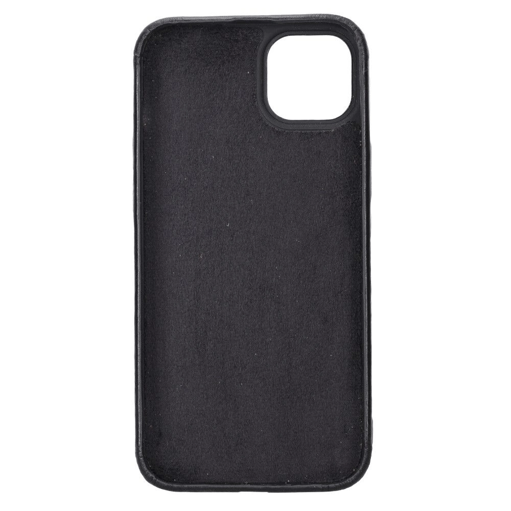 Apple iPhone 15 Plus Uyumlu Deri Arka Kapak ROCK RST1