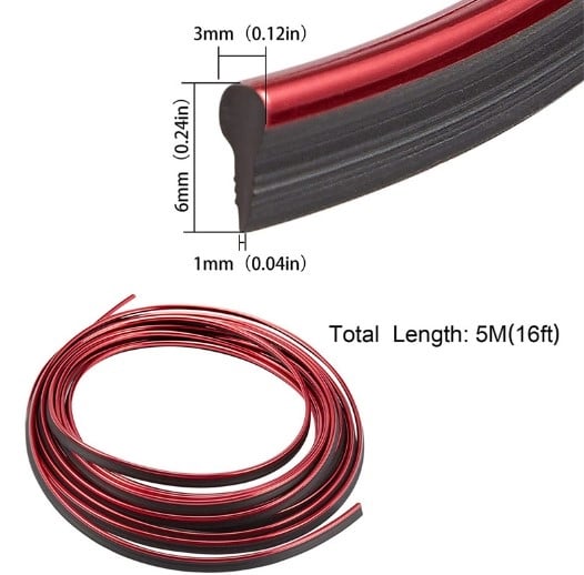 Araba Dekorasyon 5 Metre Şerit Trim