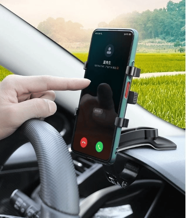 Araba Gösterge Üstüne Takılan 360 Oynar Başlıklı Telefon Tutucu