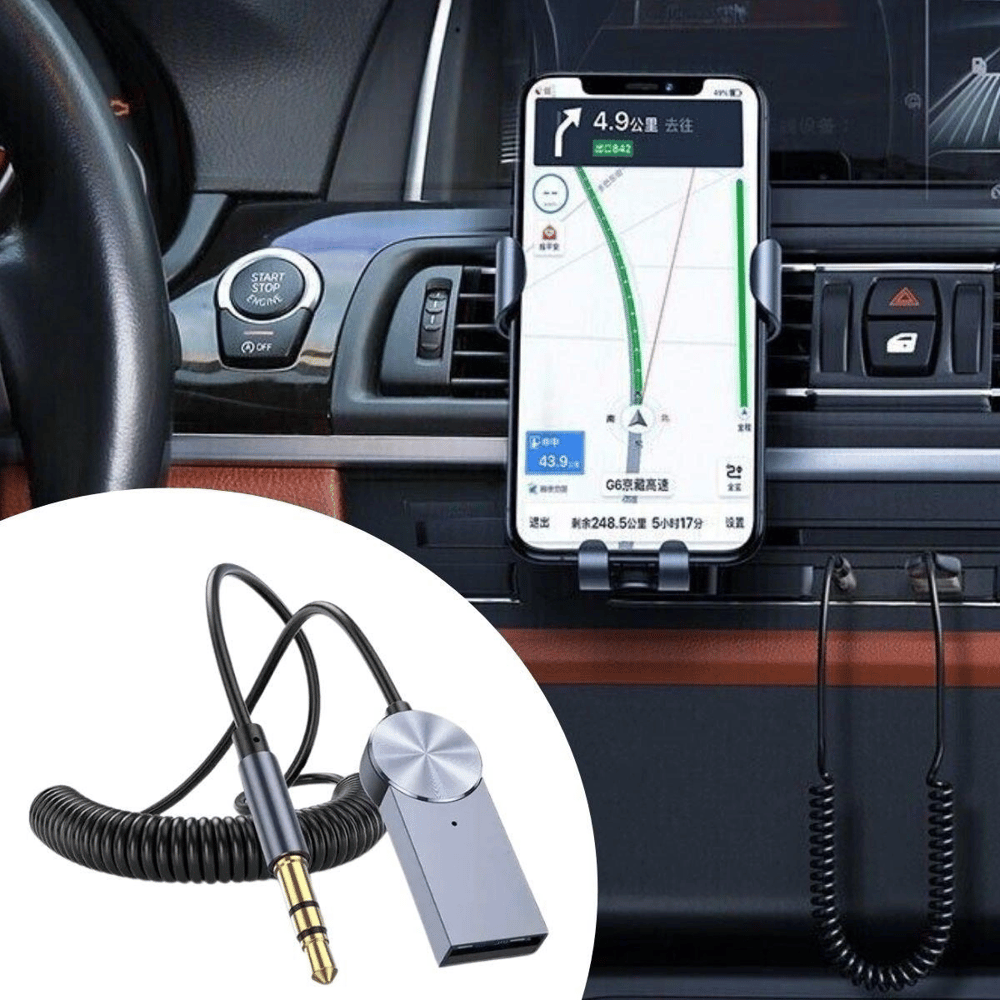 Araba İçin Bluetooth Aux Alıcısı Wireless Araç Kiti Bx40