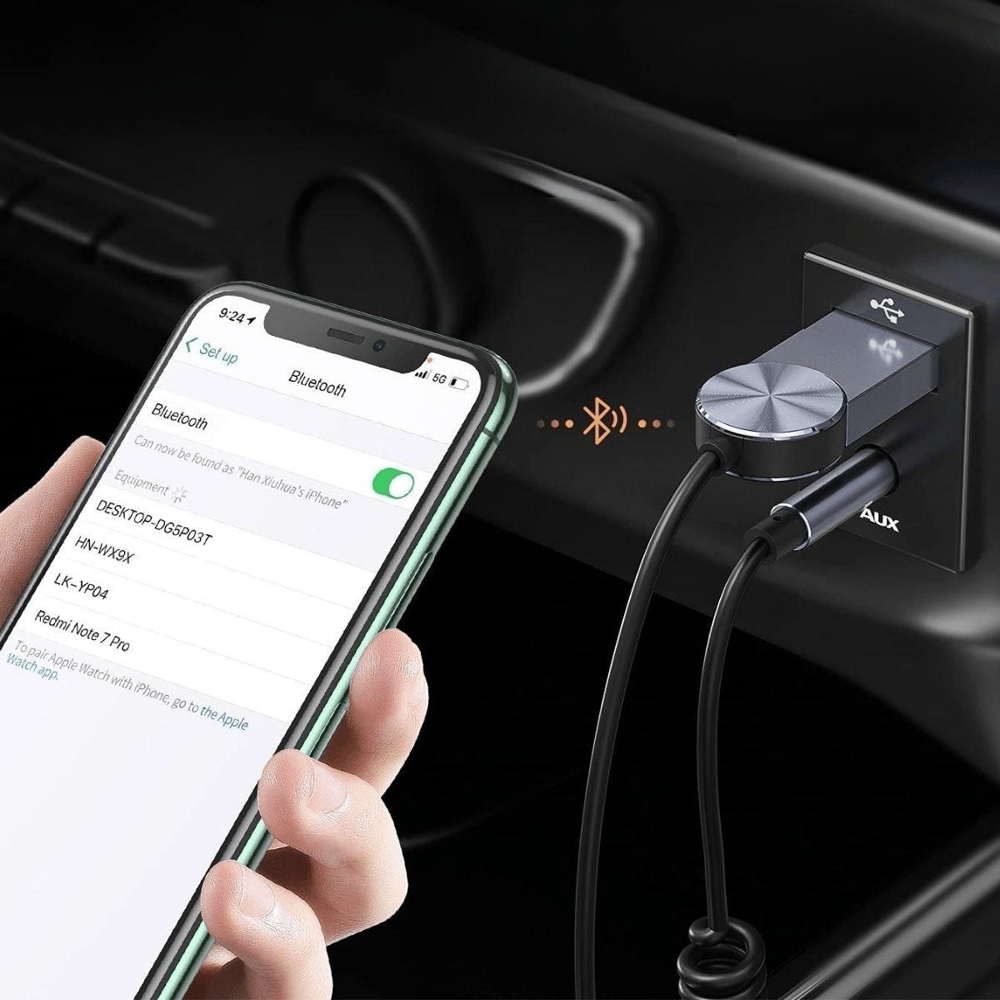 Araba İçin Bluetooth Aux Alıcısı Wireless Araç Kiti Bx40