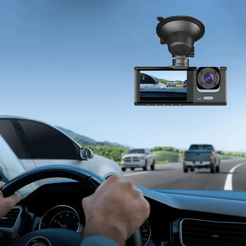 Araç Araba Kamerasi Black Box Traffic Recorder  3 Kameralı Bx40