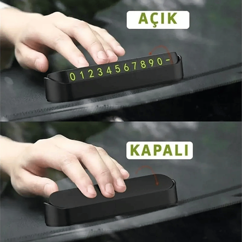 Araç Fosforlu Numaratör Aç-Kapa