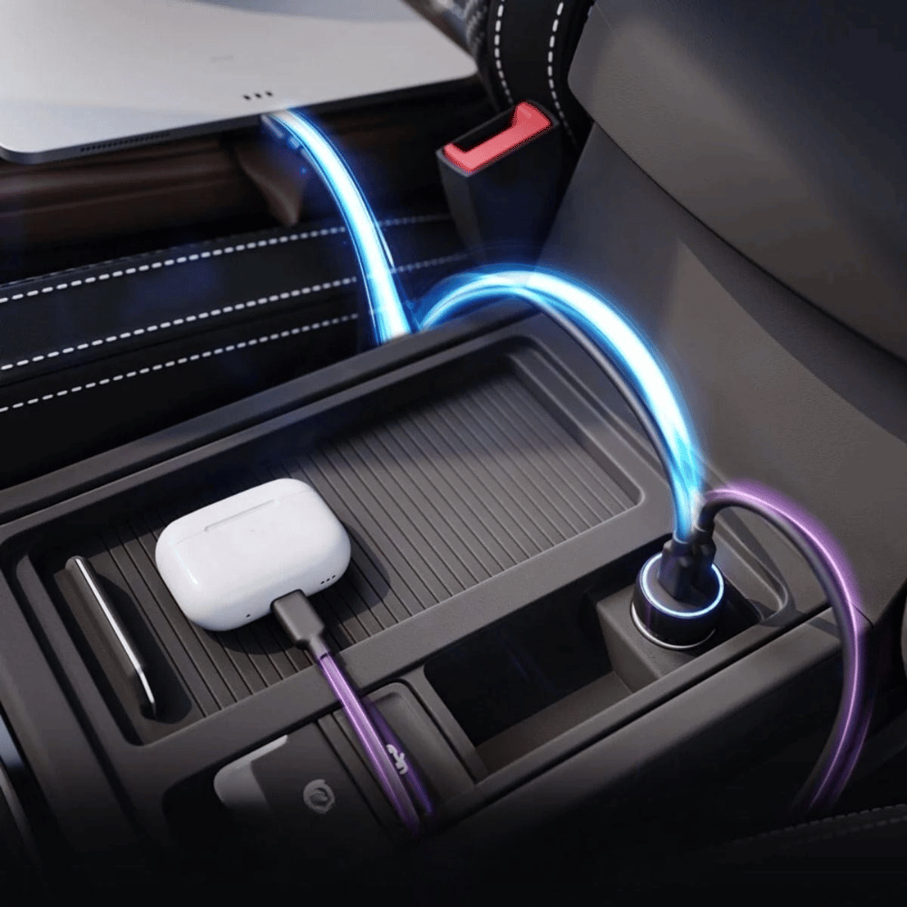 Araç İçi Çakmaklığa TakılanType-C ve USB Girişli 2 Portlu Hızlı Şarj Adaptörü