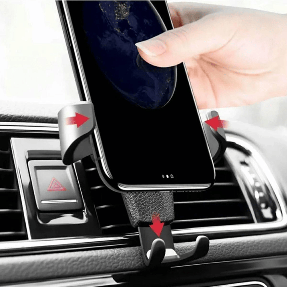 Araç İçi Klima Izgarasına Takılabilen Plastik Oto Telefon Tutucu Gravity Bx40