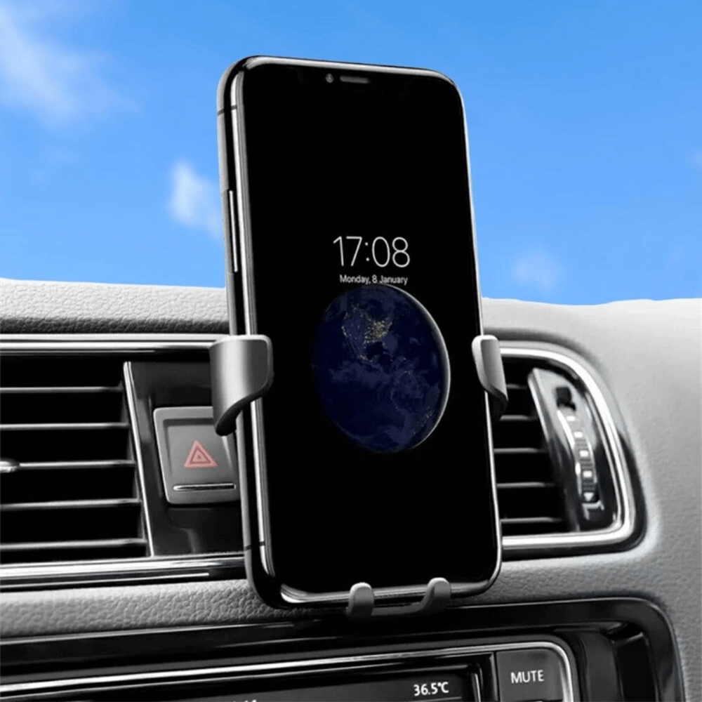 Araç İçi Klima Izgarasına Takılabilen Plastik Oto Telefon Tutucu Gravity Bx40