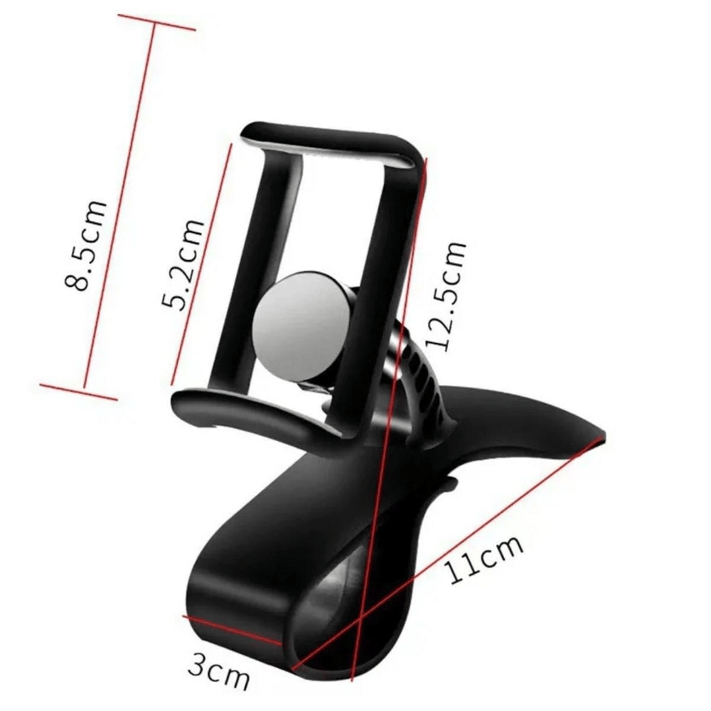 Araç İçi Konsola Takılan Döner Başlıklı Telefon Kıskacı Telefon Tutucu Bx40