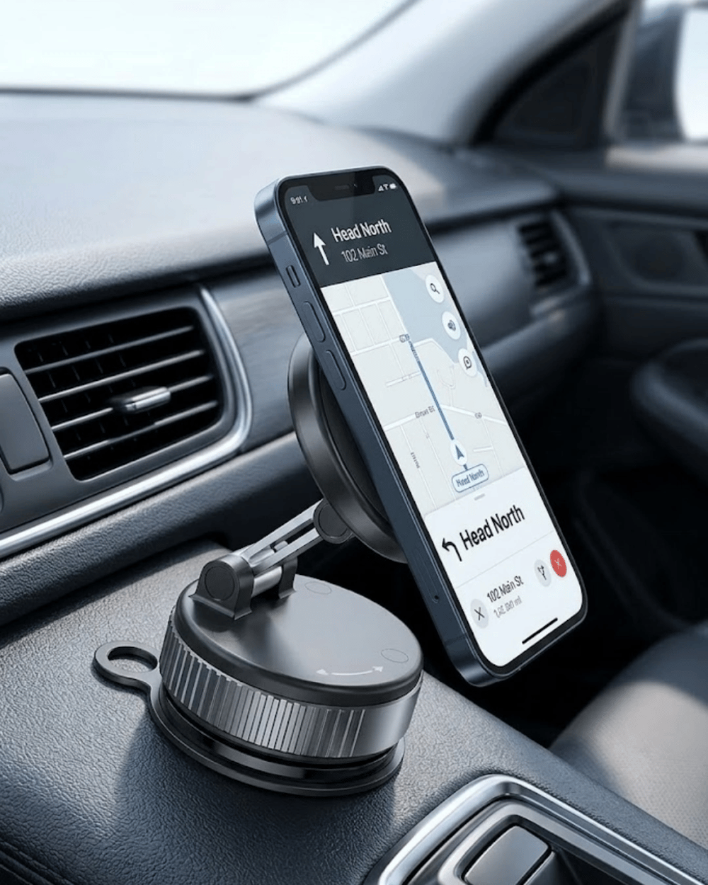 Araç İçi Manyetik Navigasyon Telefon Tutucu Güçlü Mıknatıslı Stand