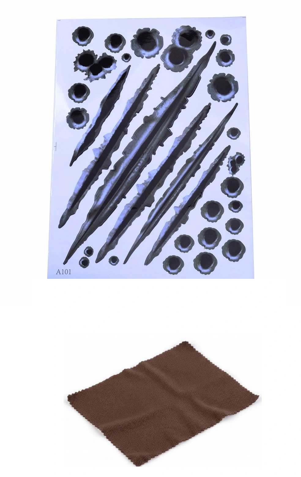 Araç Sticker Seti Yara Bere Oto Sticker Yara Şeklinde 3d