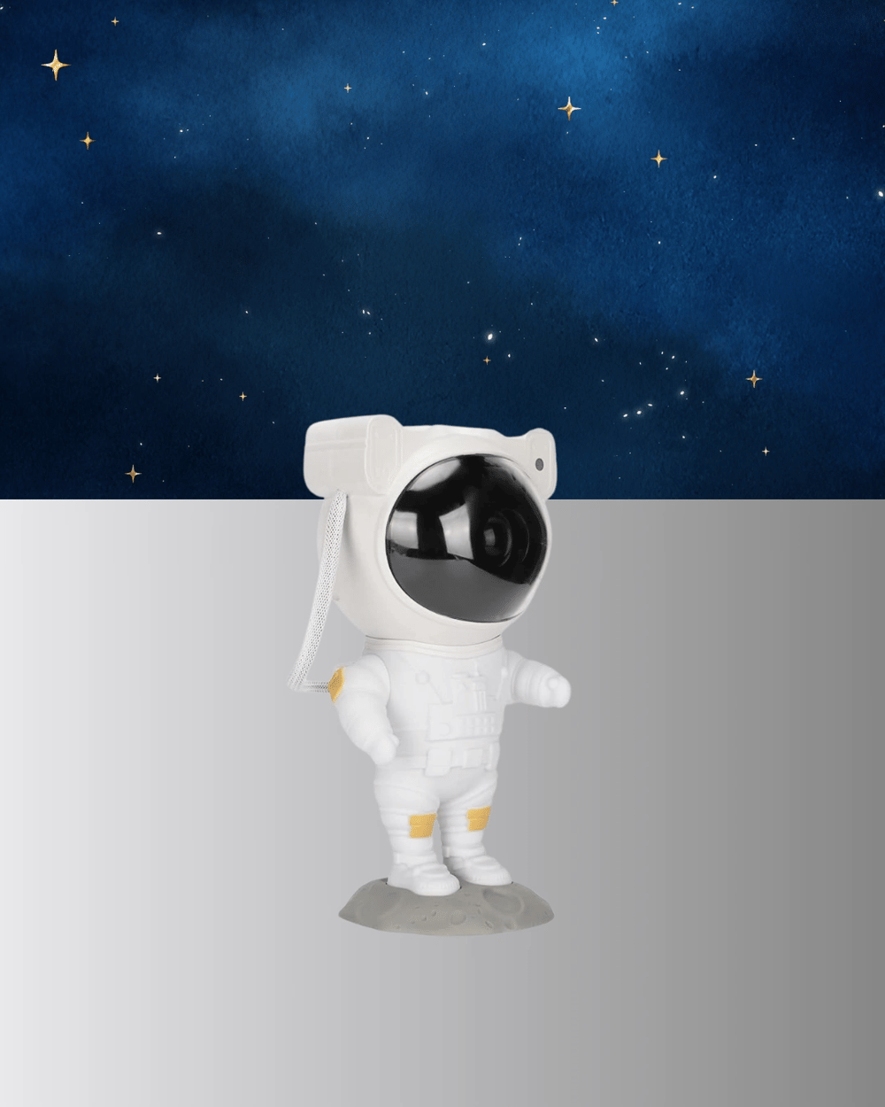 Astronot Yıldız Projeksiyon Lambası 8 Efektli Uzaktan Kumandalı Gece Işığı